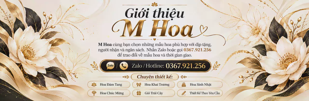 Ảnh bìa Shop hoa tươi Xã Tam Ngãi Vĩnh Long - Hoa gửi trao, tình ở lại